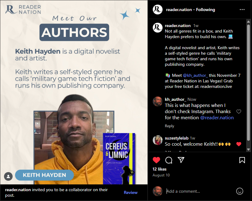 Author Nation hype